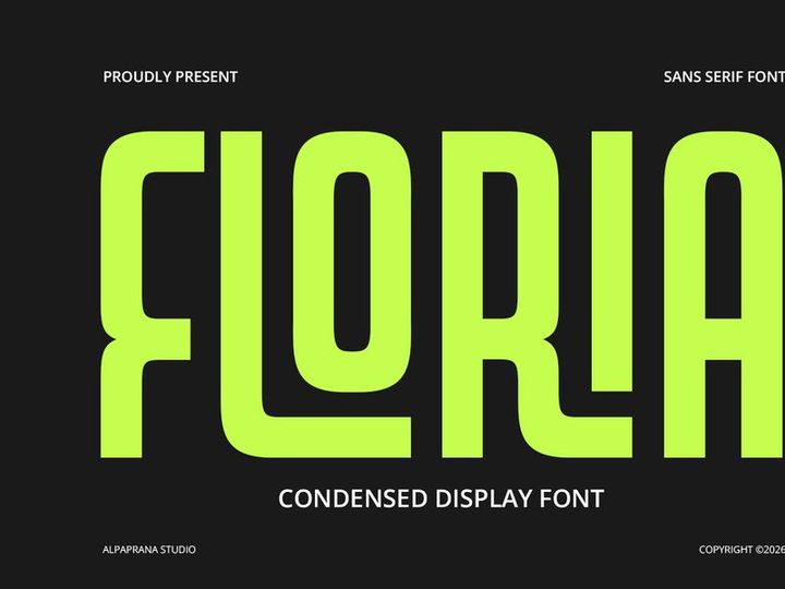 Floria - Display Font