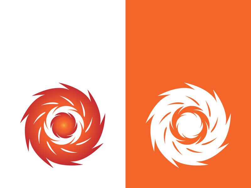 vortex vector illustration icon logo template design