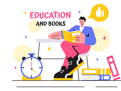 15 Education and Books Illustration