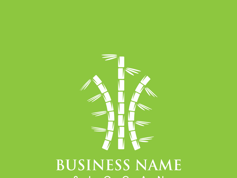 Bamboo Logo Template vector icon