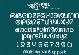Caramel Crunch - Display Font