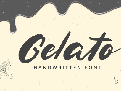 Gelato - Handwritten Font