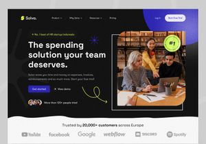 Solva HR Platform - Landing Pages