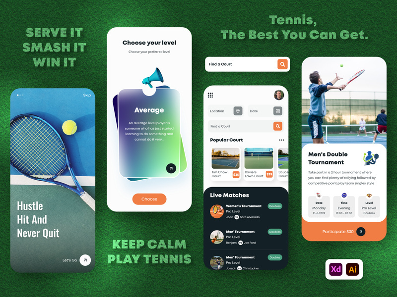 Tennis Mobile App
