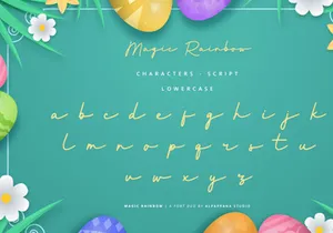 Magic Rainbow - Font Duo