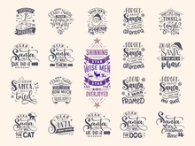 new year christmas holiday typography letter quotes t-shirt