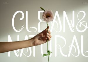 Verdant Botanika | Hand Drawn Script Font Duo