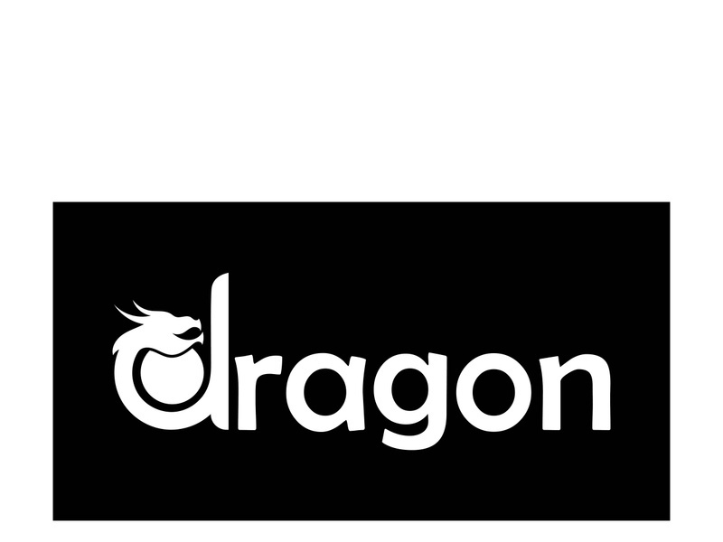 Dragon vector icon illustration design logo template