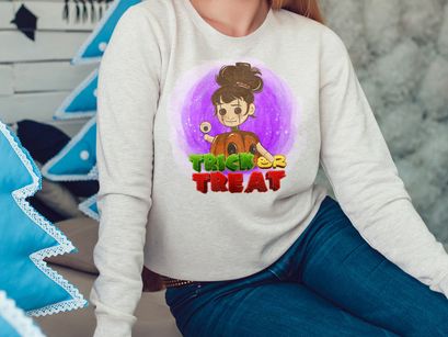 Trick or Treat PNG, Halloween Png, Halloween Sublimation