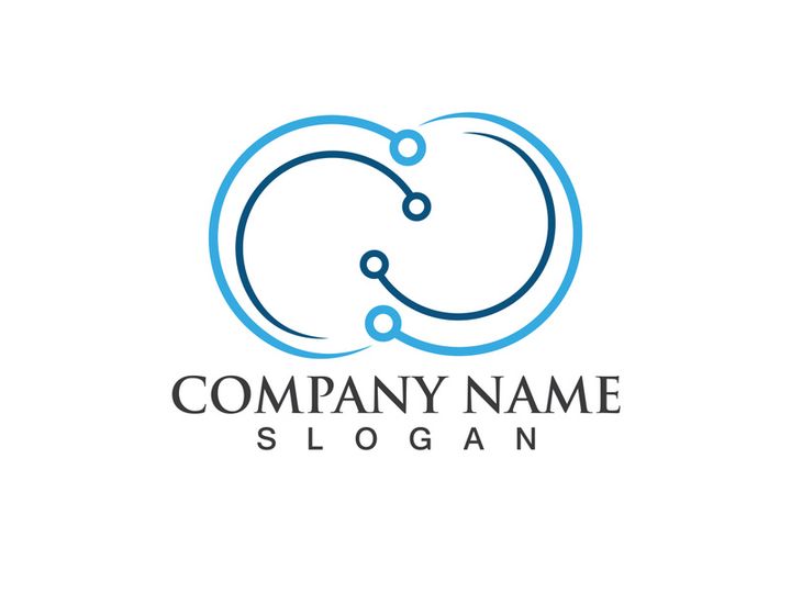 Globe word wire cablel business finance logo