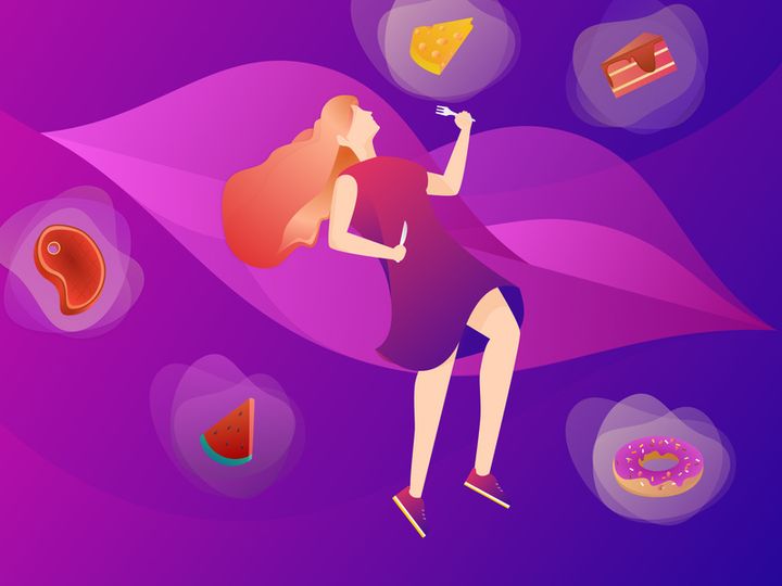 Food Enthusiast Illustration