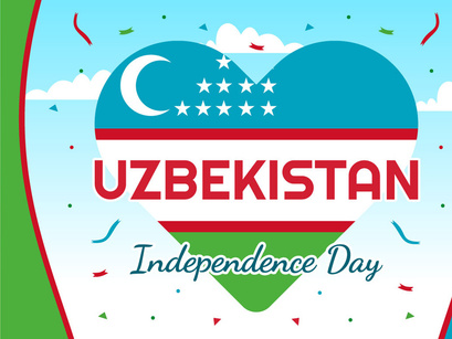 15 Uzbekistan Independence Day Illustration