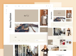 BeU: Free Fashion Website Template for Figma preview picture
