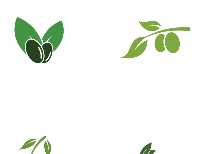 Olive fruit logo design.