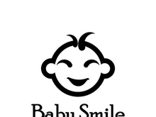 Cute Happy Baby Face Smile Logo Template
