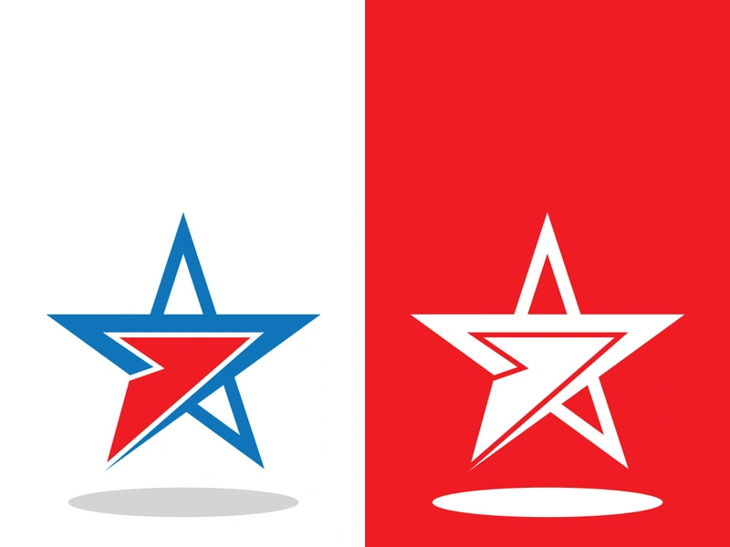 Star icon template vector illustration design