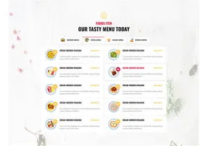 Restaurant PSD Template
