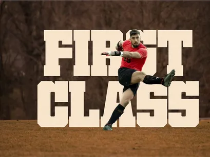 Second Varsity - Condensed Slab Serif Font