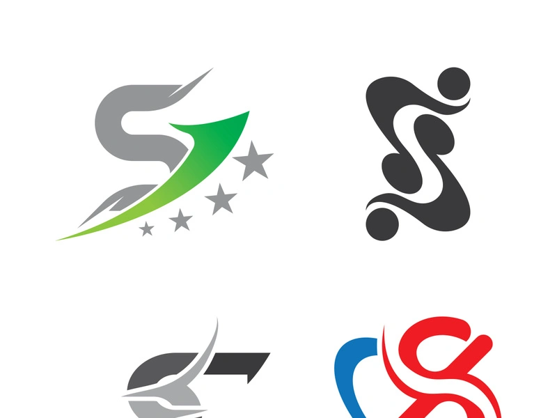 Business corporate S letter logo design vector