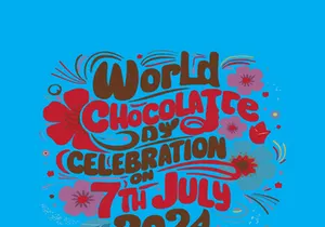 World Chocolate Day T Shirt With A Floral Design