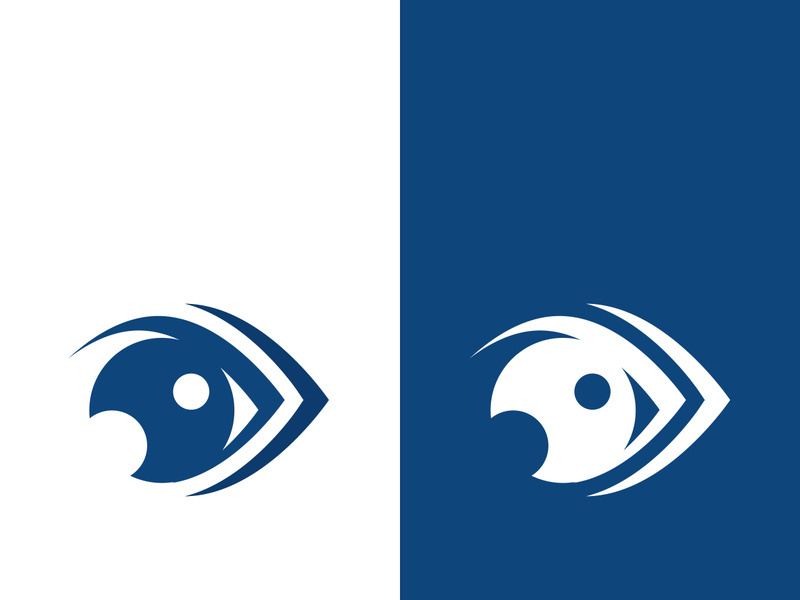 Eye logo icon design template illustration