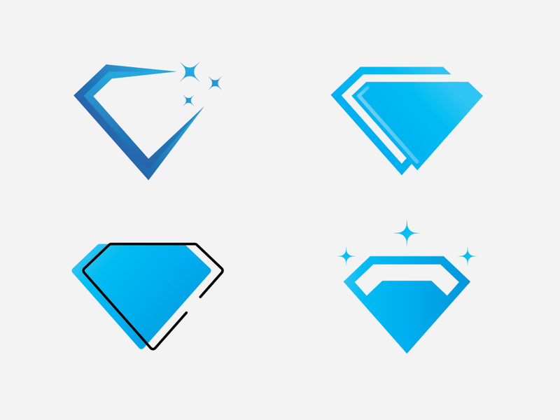 Diamond  logo  vector template diamond symbol