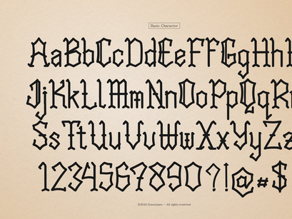 Quick Oge | Blackletter Typeface