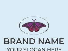 Butterfly logo design
