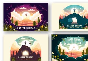 12 Easter Sunday Illustration
