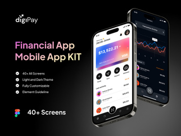 digiPay - Financial Technology App UI KIT preview picture