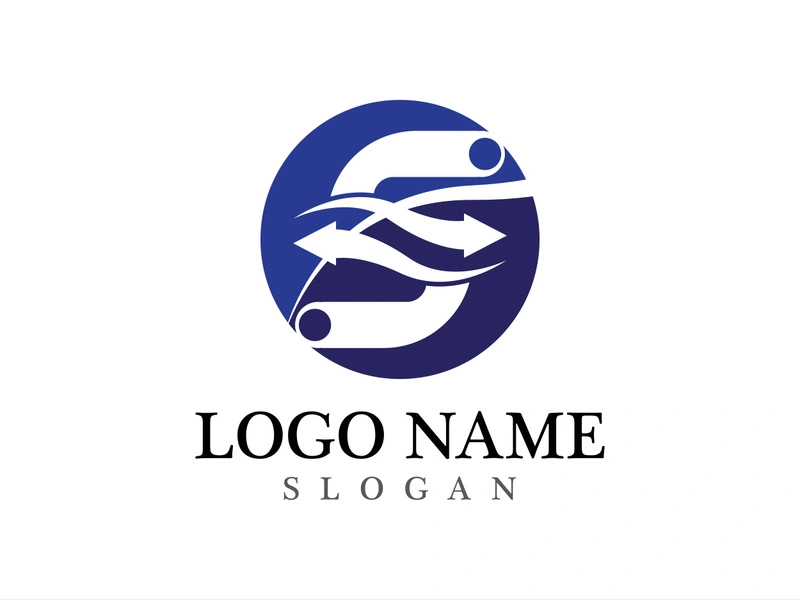 Business corporate S letter logo design vector