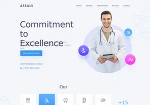 Assals - Medical website Design