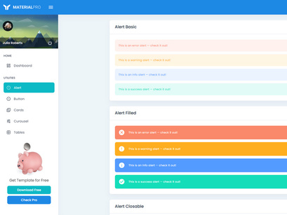 MaterialPro Free Vuetify Admin Dashboard Template