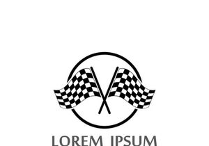 Race flag logo