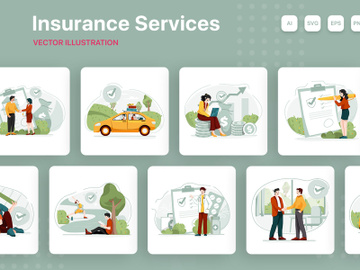 M216_Insurance Service Illustrations preview picture