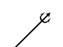 Trident Logo Template vector icon illustration design