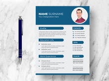 Modern Resume CV Template Ver-13