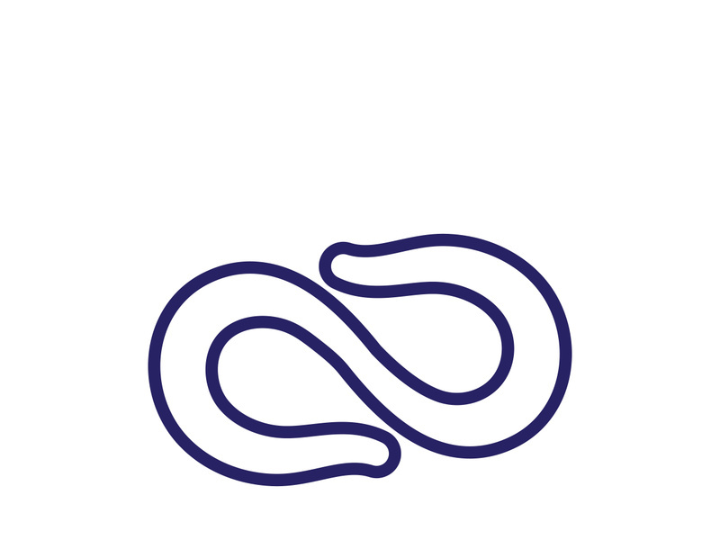 Infinity logo and symbol Design Vector