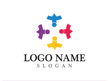 Community logo and symbol vector icon template