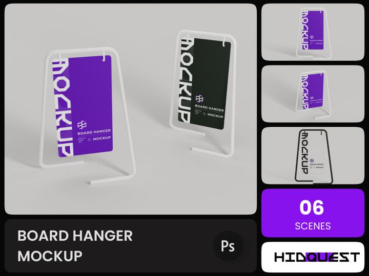 Board Hanger Mockup