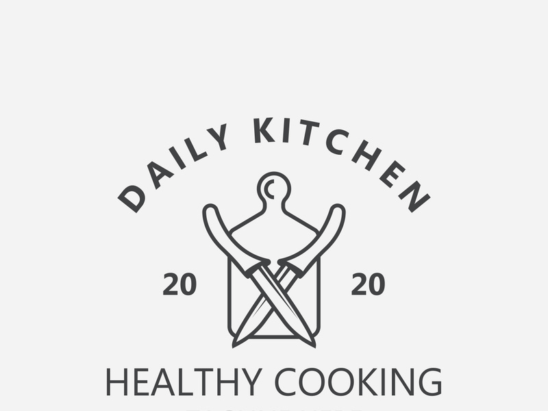 Cooking logo design. Icon or symbol inspration simple line for restaurant business