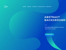 Blue Abstract fluid wave