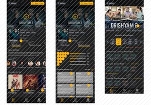 Cine Universal Movie Ticket Booking App UI