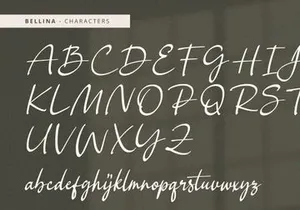 Bellina - Handwritten Font