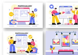 13 Photo Gallery Illustration