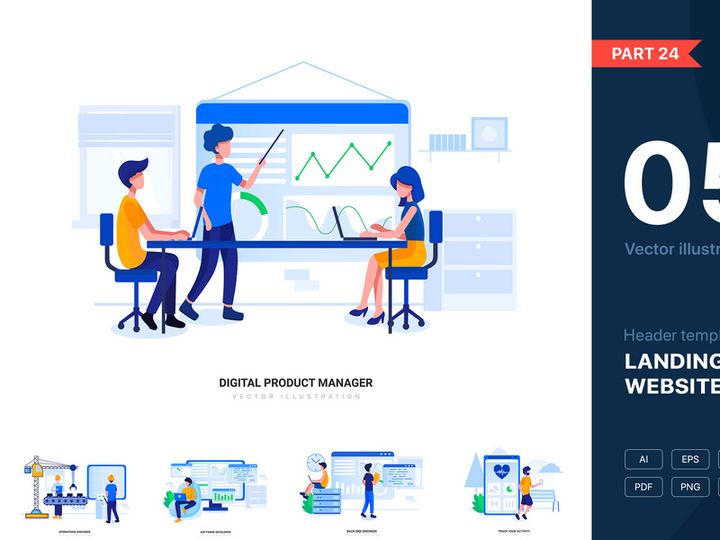 [Part 24] Website illustrations set