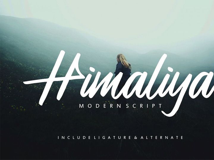 Free Himaliya Script Font