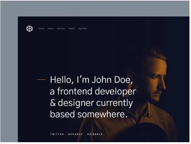 Ethos - Free Resume HTML Website Template