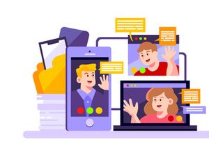 M107_Online Meeting Illustrations