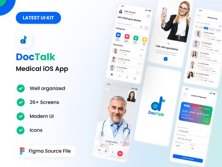 DocTalk App UI Kit preview picture
